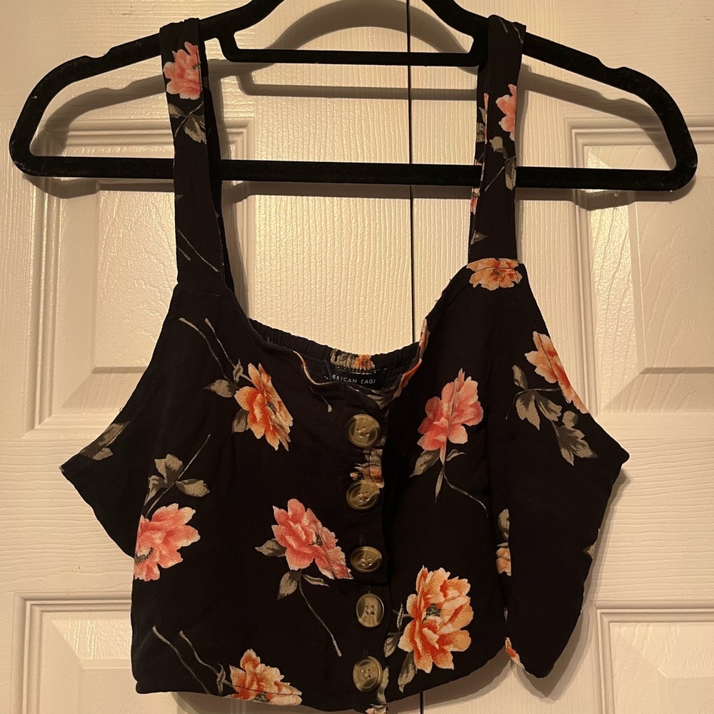 American Eagle Two Piece Floral Set